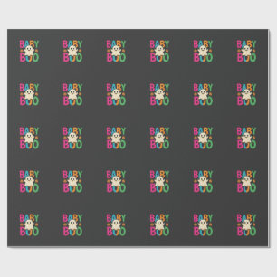 Baby Boo Halloween-Geisterdesign_1 Geschenkpapier