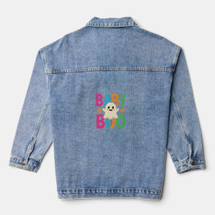 Baby Boo Halloween-Geisterdesign_1 Jeansjacke