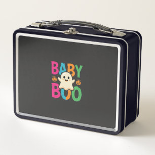 Baby Boo Halloween-Geisterdesign_1 Metall Brotdose