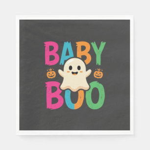Baby Boo Halloween-Geisterdesign_1 Serviette