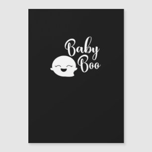 Baby Boo Halloween Magnetkarte