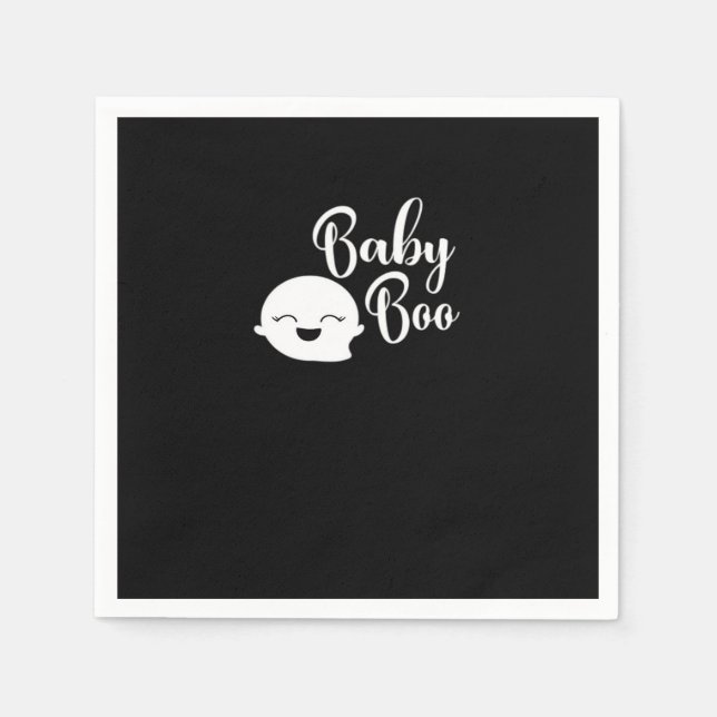 Baby Boo Halloween Serviette (Vorderseite)
