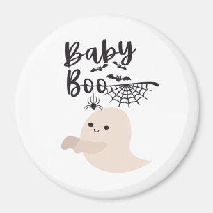 Baby Boo Niedliches Halloween Print Vintag Style Magnet