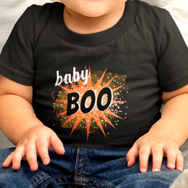 Baby Boo | Orange Halloween Kleinkind T-shirt (Von Creator hochgeladen)