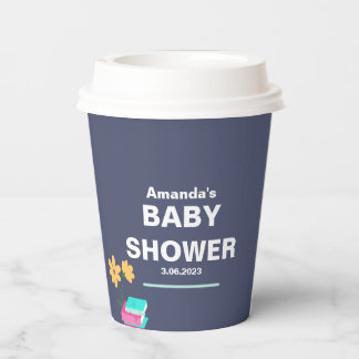 Baby Books Baby Shower Paper Plate Pappbecher