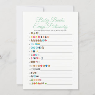 Baby Books Emoji Pictionary Game Minze