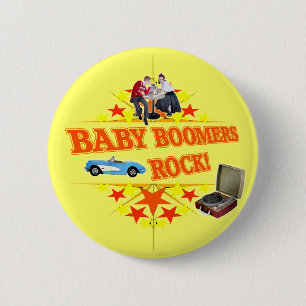 Baby Boomers Rocken Button