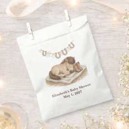 Baby Boots and Foal Western Baby Shower Geschenktütchen