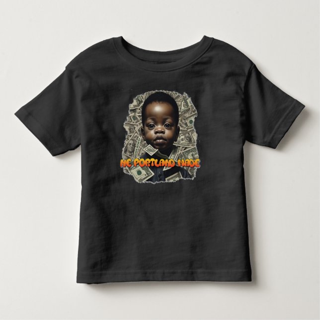 Baby Boss NE Portland Made Kleinkind T-shirt (Vorderseite)