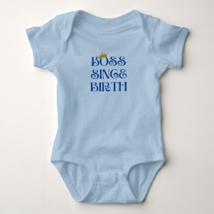 Baby Boss Seit der Geburt Baby Bodysuit Strampler