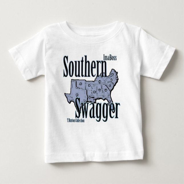 Baby Boss Southern Swagger Baby T-shirt (Vorderseite)