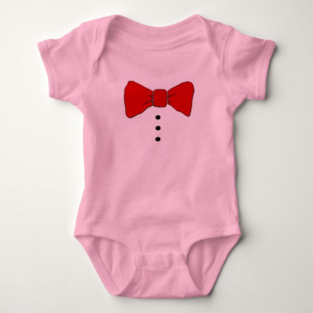 Baby Bow Krawatte Shirt (Vorderseite)