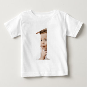 Baby Boy 1. Geburtstag Custom Foto T - Shirt