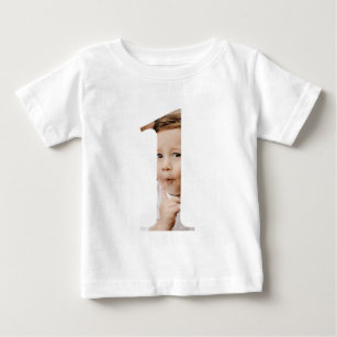 Baby Boy 1. Geburtstag Custom Foto T - Shirt