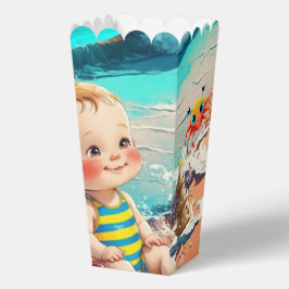 Baby Boy am Strand Geschenkschachtel