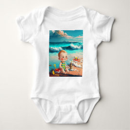 Baby Boy am Strand Strampler