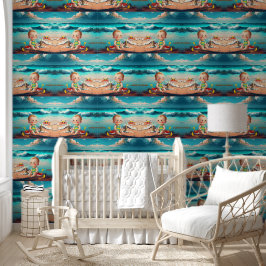 Baby Boy am Strand Tapete