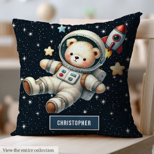 Baby Boy Astronaut Teddy Bear Kissen Kinderzimmer 