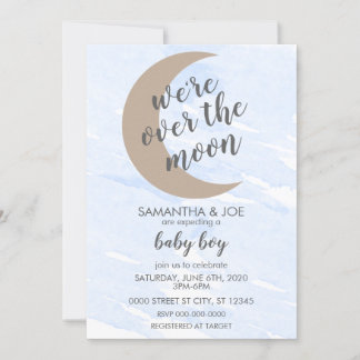 BABY BOY BABY SHOWER EINLADUNG