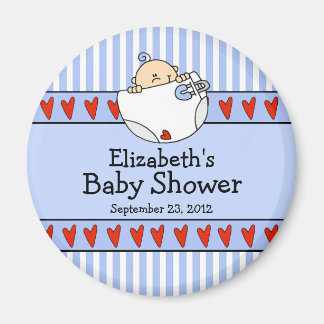Baby Boy Baby Shower Favor Magnet