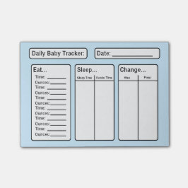 Baby Boy - Baby Tracker Post-it Notes Post-it Klebezettel