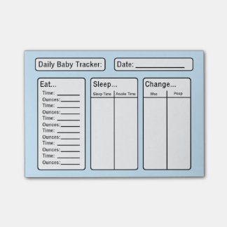 Baby Boy - Baby Tracker Post-it Notes Post-it Klebezettel