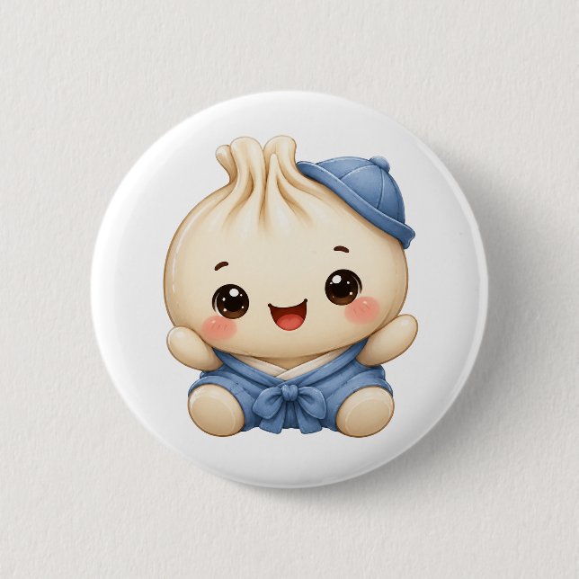 Baby Boy Bao Knopf Button (Vorderseite)