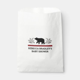 Baby Boy Bear Lumberjack Fevor Bags Geschenktütchen