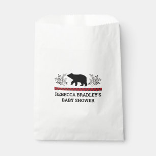 Baby Boy Bear Lumberjack Fevor Bags Geschenktütchen