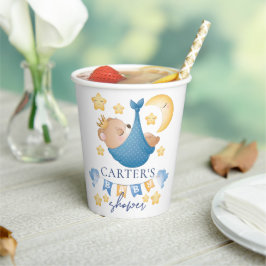 Baby Boy Bear Personalisiert Baby Dusche Pappbecher