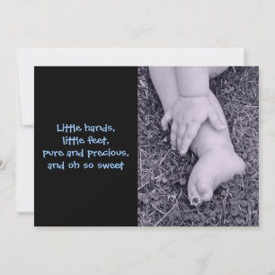 Baby Boy Birth Annoucement Ankündigung