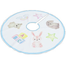 Baby Boy Blocks Bear Rabbit Tiere Weihnachten