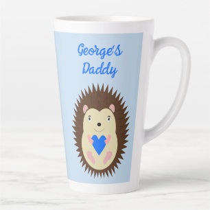 Baby Boy Blue Herz Igel Custom Milchtasse