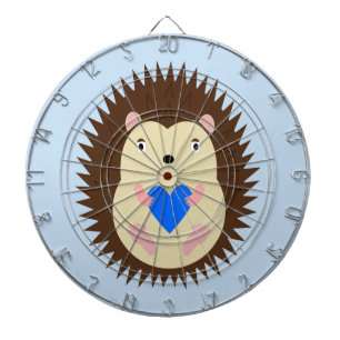 Baby Boy Blue Herz Igel Dartscheibe