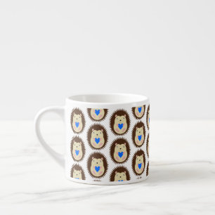 Baby Boy Blue Herz Igel Espressotasse