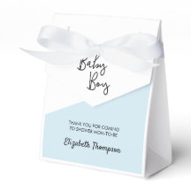 Baby Boy Blue Personalisiert Baby Dusche