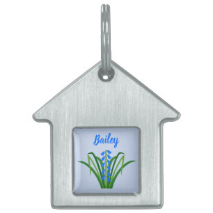 Baby Boy Bluebell Blumen Frühling Haustier Name Tiermarke