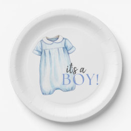 Baby Boy Bubble Paper Napkin Pappteller