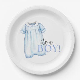 Baby Boy Bubble Paper Napkin Pappteller