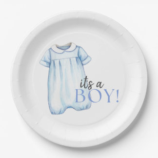 Baby Boy Bubble Paper Napkin Pappteller