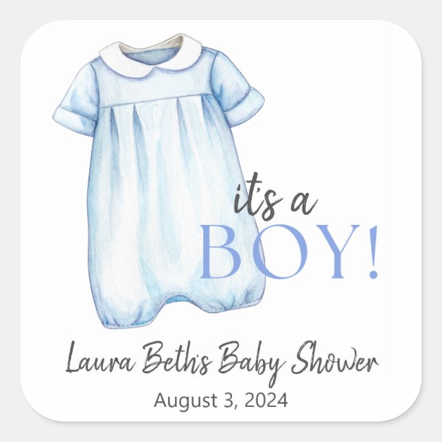 Baby Boy Bubble Stickers (Vorderseite)