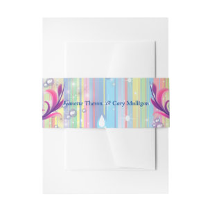 Baby Boy Bubbles & Unicorns Kinderdusche Einladungsbanderole
