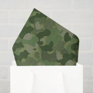 Baby-Boy-Camouflage-Musterpapier Seidenpapier