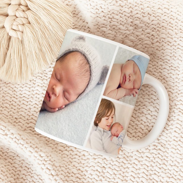 Baby Boy Custom Foto Collage Kaffeetasse (Von Creator hochgeladen)