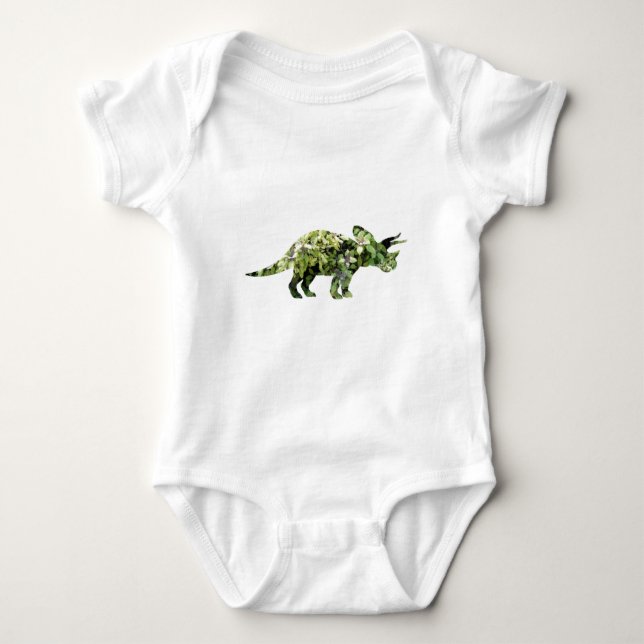 Baby boy Dinosaur Baby Jersey Bodysuit Baby Strampler (Vorderseite)