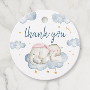 Baby Boy Duwer Fevor Tags - Elephant Geschenkanhänger