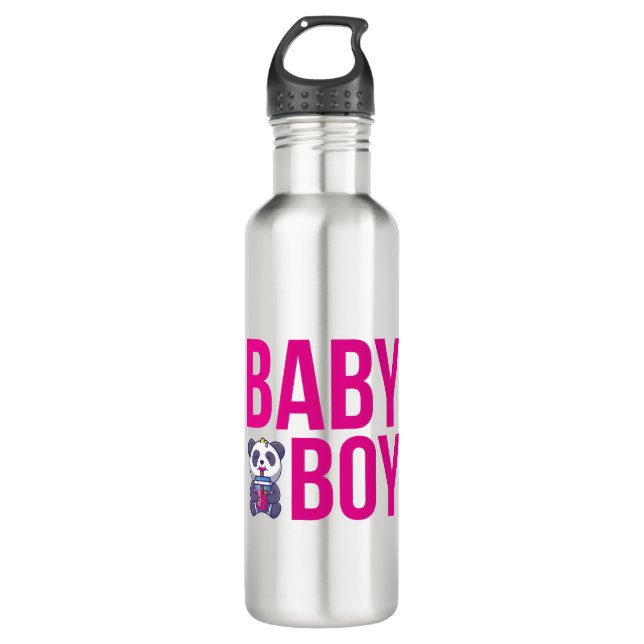 Baby Boy Edelstahlflasche (Vorderseite)