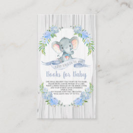 Baby Boy Elephant Babydusche buchen Begleitkarte