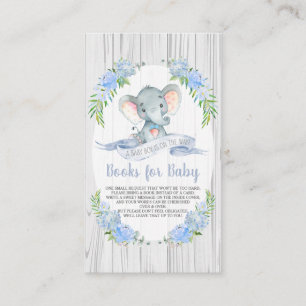 Baby Boy Elephant Babydusche buchen Begleitkarte