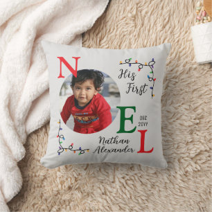 Baby Boy Erste Weihnachtsfeier Erstes Weihnachten  Kissen